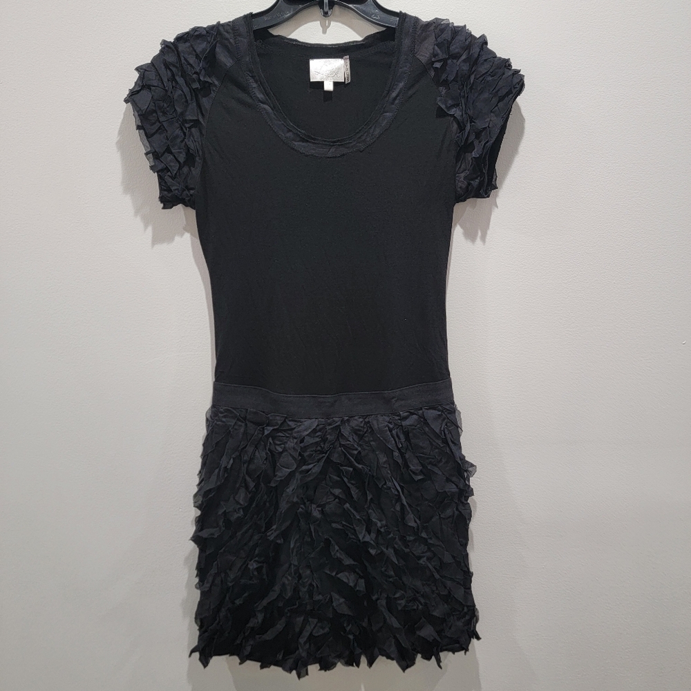 Black Scrunchie Comfy Dress Sz Small